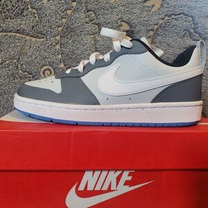 Court Borough Low Recraft (GS) Pure Platinum/White-Cool Grey